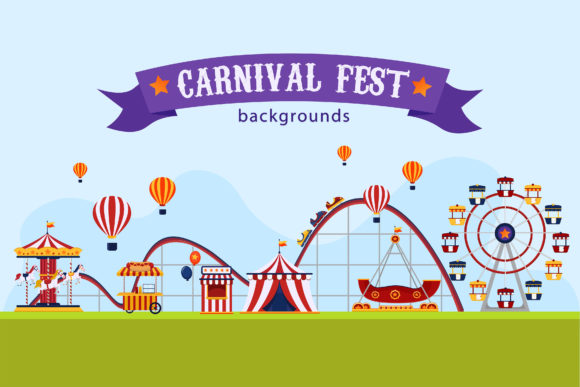 Carnival Fest Background a: A Versatile Design Tool