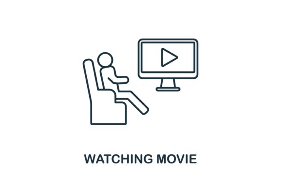 Enhancing Visual Storytelling with the Watching Movie Icon