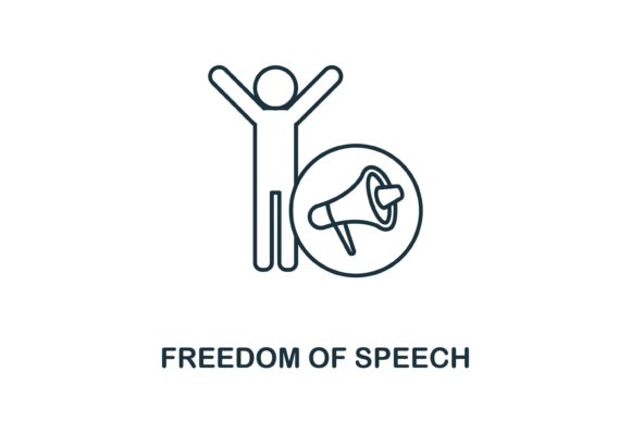 Exploring the Versatility and Impact of the Freedom of Speech Icon