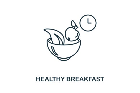 Integrating the Healthy Breakfast Icon into Your Creative and Business Workflows