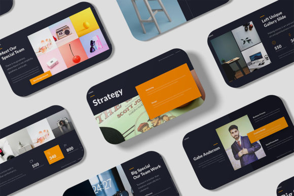 LORAN Powerpoint Template Yellow Version: A Versatile Tool for Your Presentations