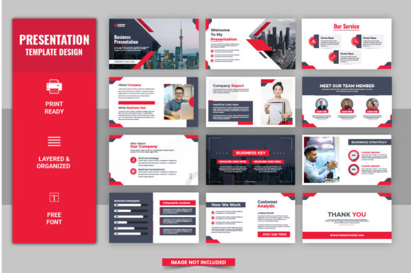 Presentation Templates Design Vector
