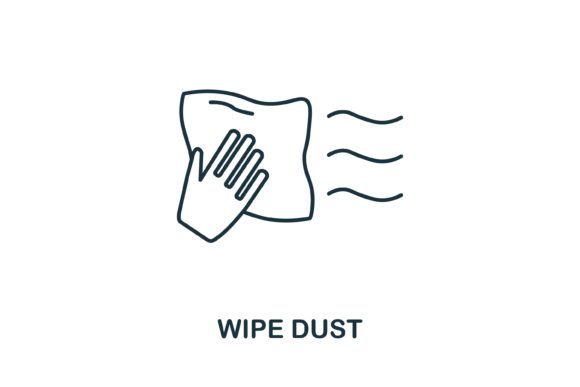 Strategic Use of the Wipe Dust Icon for Enhanced Visual Communication