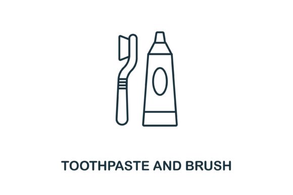 The Versatile Toothpaste and Brush Icon: A Modern Design Essential