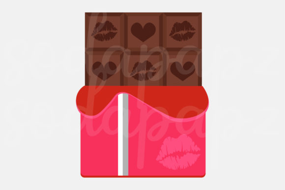 Valentines - Chocolate Bar Icon: A Sweet Addition to Your Design Toolkit