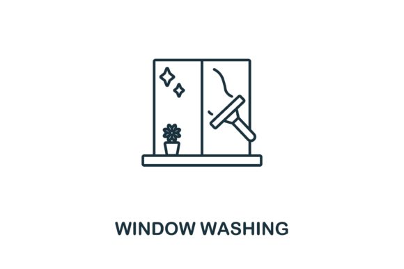 Window Washing Icon: A Versatile Symbol for Cleaning and Design
